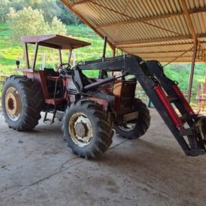 Fiat 100-90 Trekker met Laaigraaf / Tractor with Loader