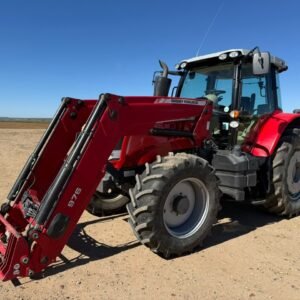 Massey Ferguson 7614 Dyna 4 Trekker met Laaigraaf / Tractor with Loader