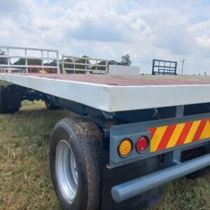 2x 12 Ton Platbak Waens / Flatbed Trailers