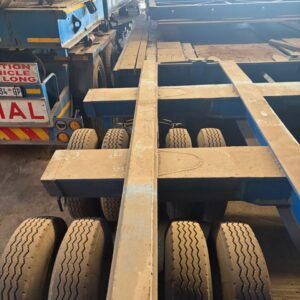 75 Ton 3 Axle Springs Flatbed Trailer / Sleepwa