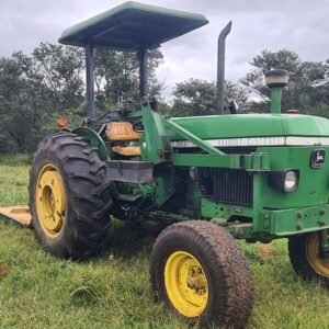 John Deere 1641 Trekker / Tractor with Falcon Slasher and 16 Skottel Dis / Disc Harrow