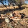 Stomp/Hout Klower op Sleepwa / Log/Wood Splitter on Trailer